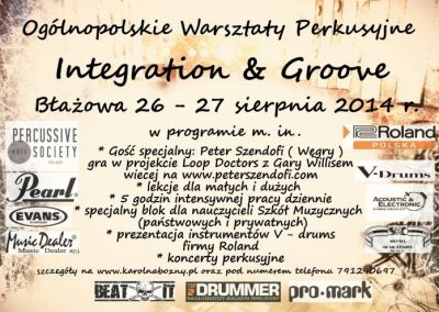 Warsztaty Perkusyjne I&G (pierwsza edycja) 16-17.08.2014 r.