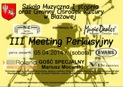 III Meeting Perkusyjny 05.04.2014 r.
