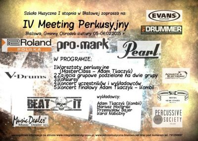 IV Meeting Perkusyjny 05-06.02.2015 r.