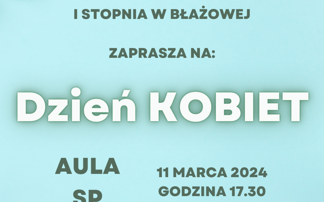 Koncert z okazji Dnia Kobiet.