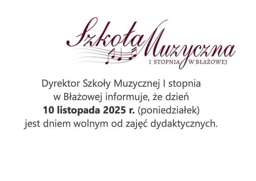 Dzień wolny od zajęć dydaktycznych