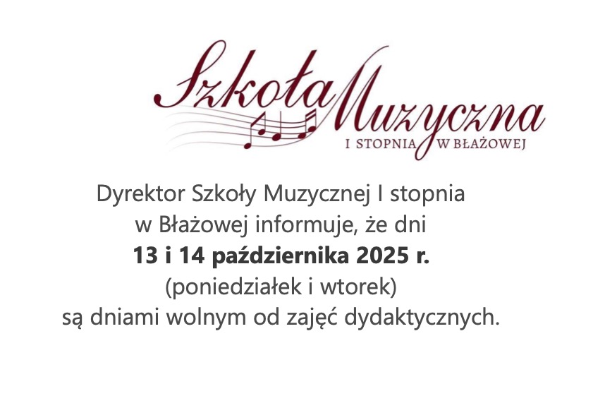 Dni wolne od zajęć dydaktycznych