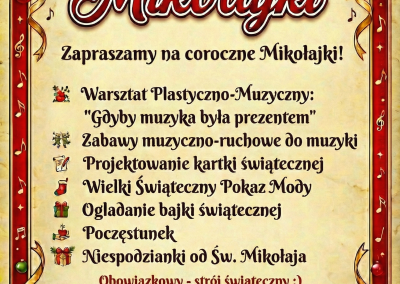Mikołajki 3.12.2025 r.
