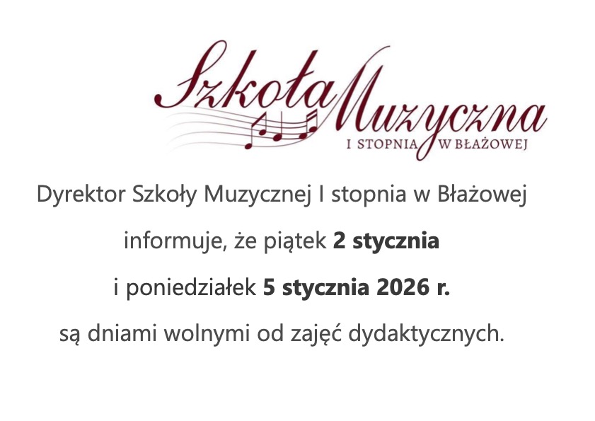 Dni wolne od zajęć dydaktycznych